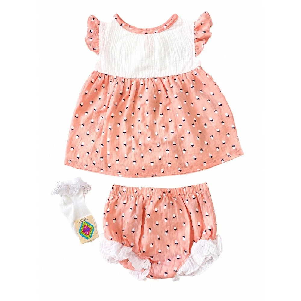 Boutique 18m Baby Girls Clothing Lot NWT 9pc Outfits Dresses Baby Sara Unicorns
